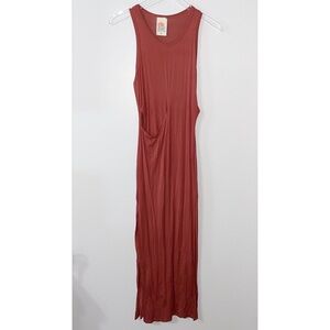 Libby Story Open Side Slit Sleeveless Maxi Dress